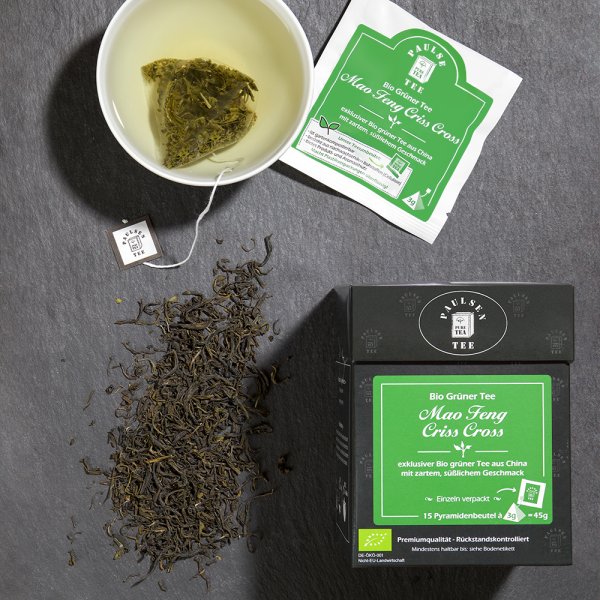 Bio Mao Feng Criss Cross, grüner Tee